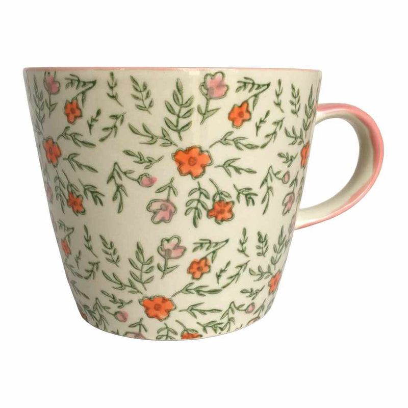 Gisela Graham Disty Floral Ceramic Mug front