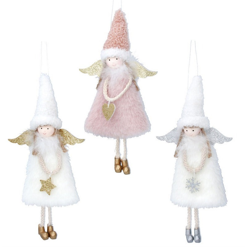 Gisela Graham Faux Fur Fairy Decoration 17371 selection