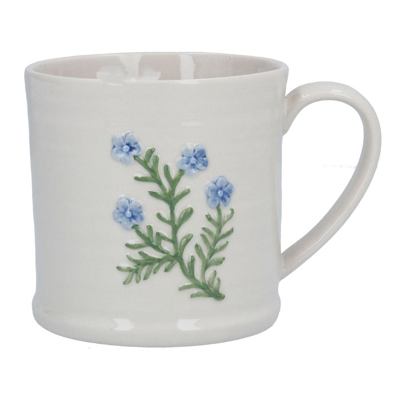 Gisela Graham Forget-Me-Not Stoneware Mug 20694 front