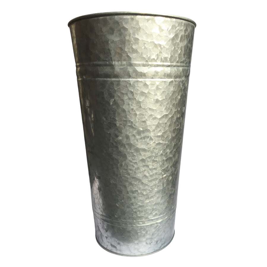 Gisela Graham Galvanised Metal Flower Bucket