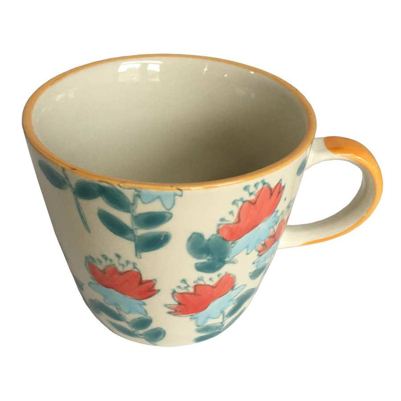 Gisela Graham Hibiscus Ceramic Mug top