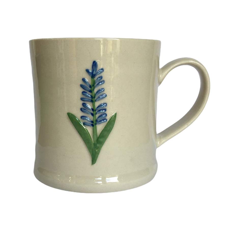 Gisela Graham Lavender Mini Ceramic Mug front