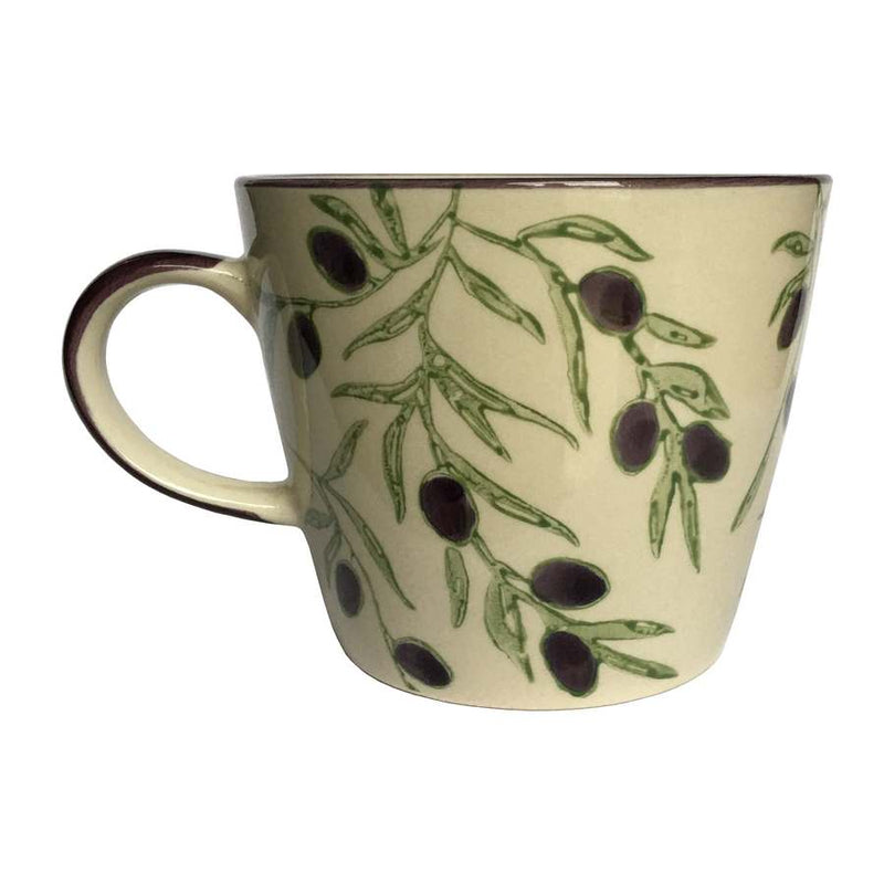 Gisela Graham Olive Ceramic Mug back