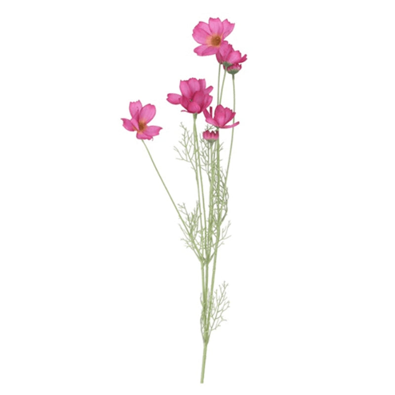 Dark Pink Cosmos Flower Spray