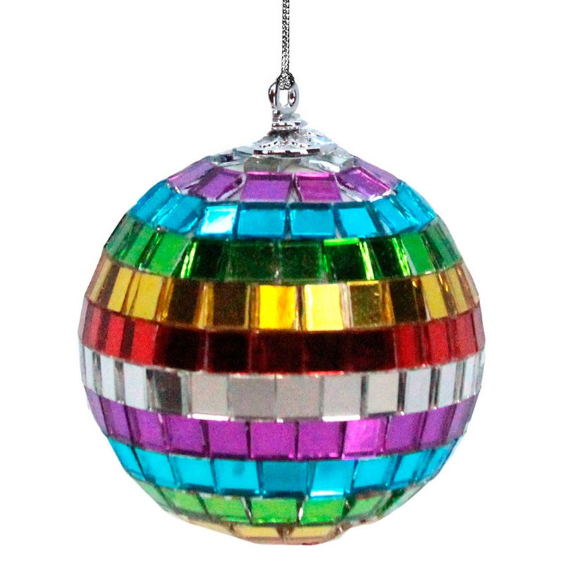 Gisela Graham Rainbow Mirror Disco Ball 6 cm 02404 main