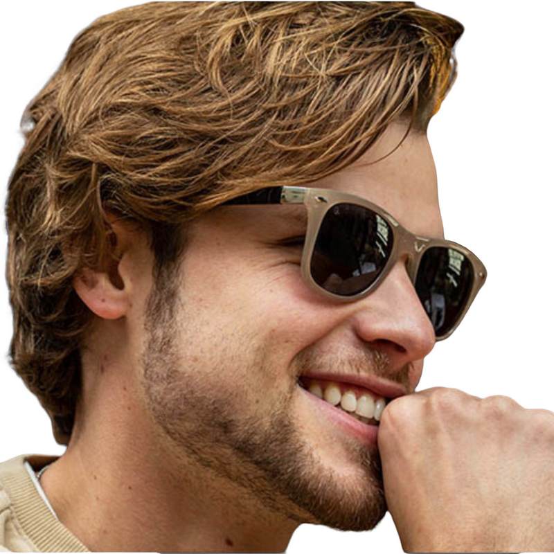 GoodLookers Sunglasses Regan Grey on male model side