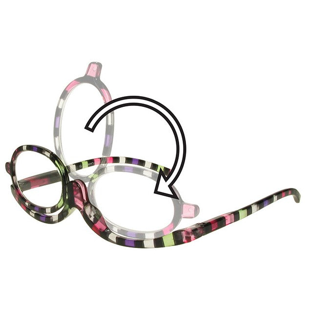 Goodlookers Make-up Glasses Multi Stripe GX1039 diagram