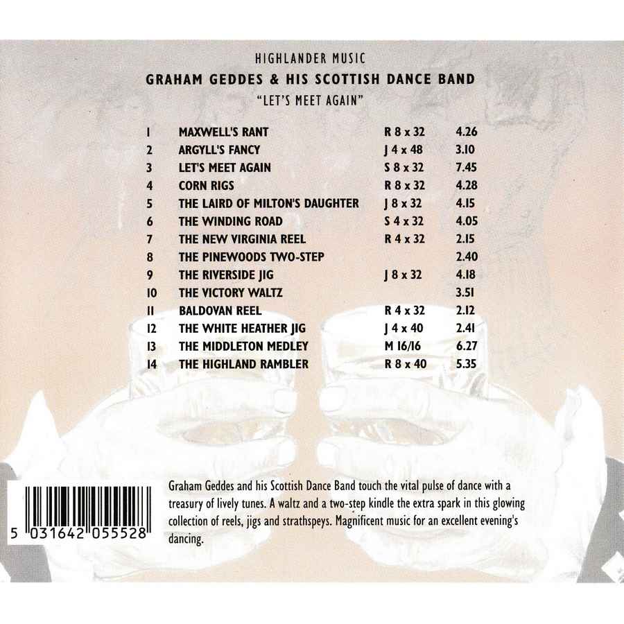Graham Geddes & His Scottish Dance Band - Let's Meet Again CD track list