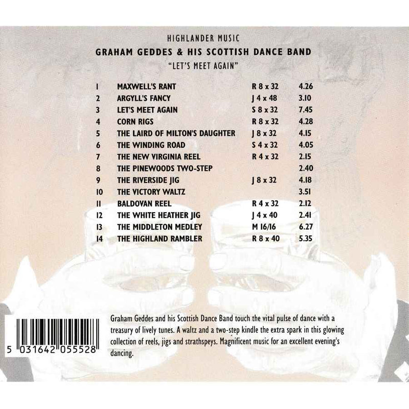Graham Geddes & His Scottish Dance Band - Let's Meet Again CD track list