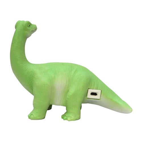 Green Diplodocus Mini LED Lamp side back