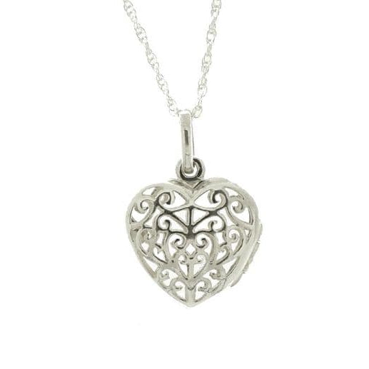 Hamilton & Young Celtic Heart Sterling Silver Locket Necklace HY1903 main