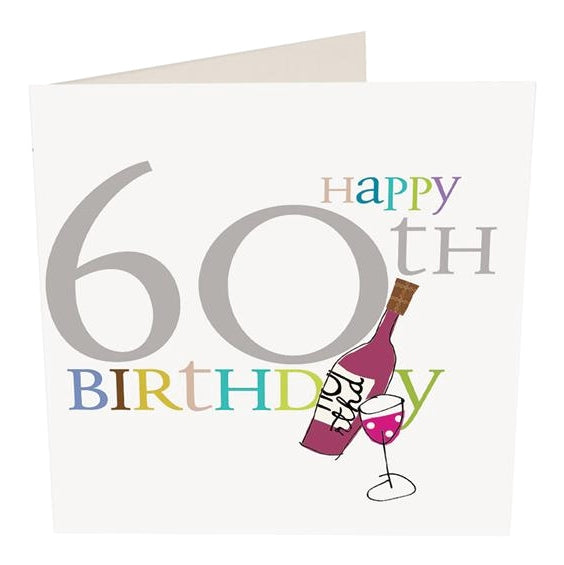 Happy 60th Birthday Red Wine