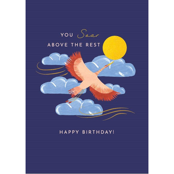 You Soar Above The Rest Happy Birthday card front