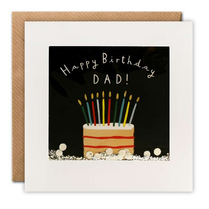 Happy Birthday Dad Shakies Card