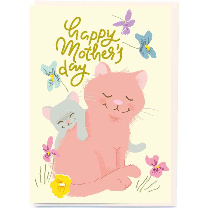 Happy Mother's Day - Mother and Baby Cat