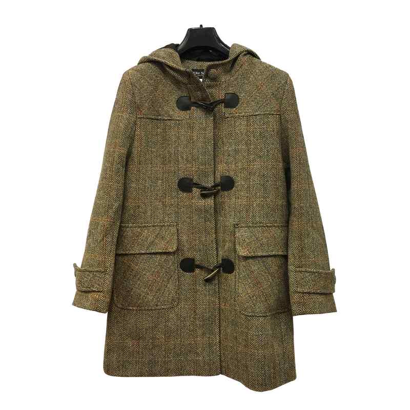 Harris Tweed Duffle Coat front