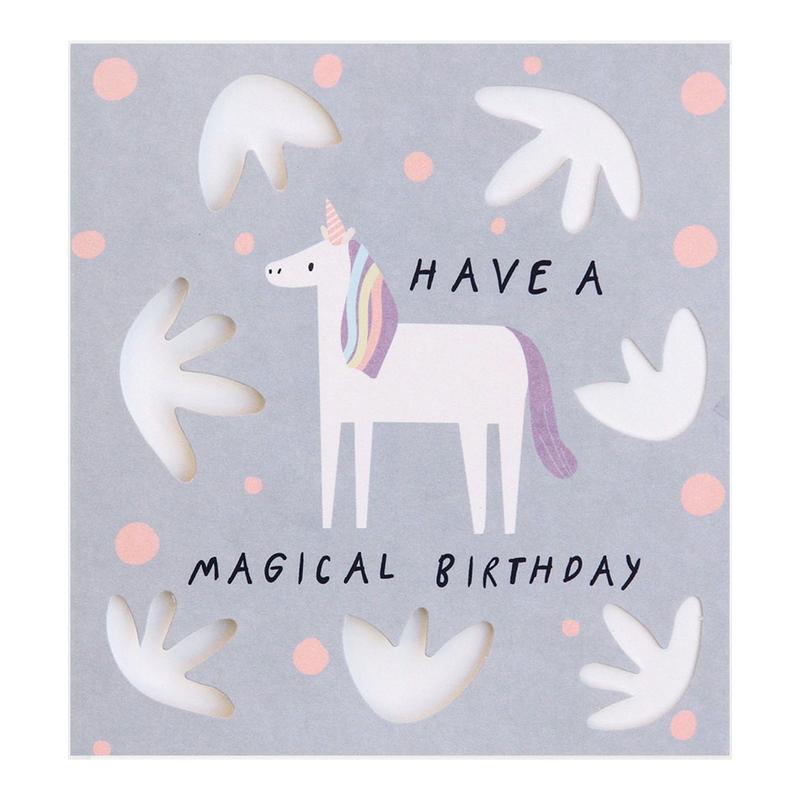 Have A Magical Birthday Unicorn card CUT009
