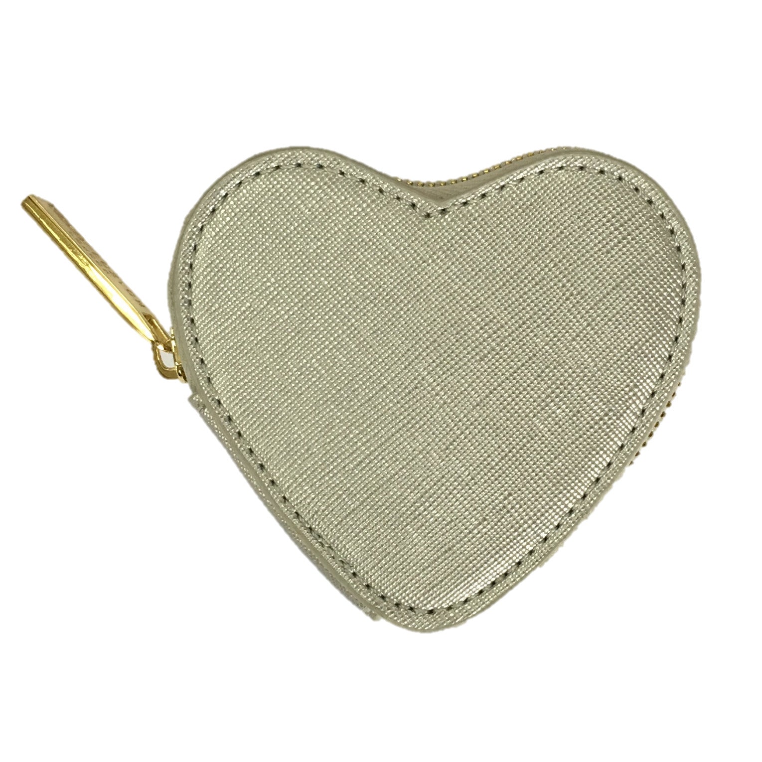 The Heart Purse - Metallic Silver