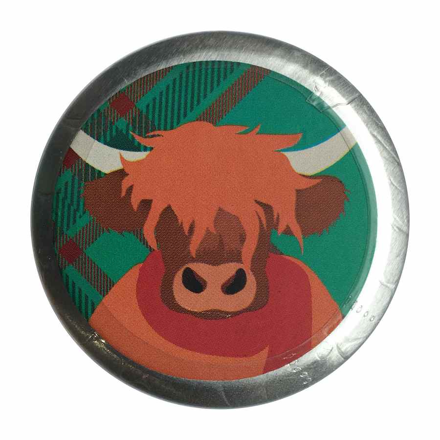 Highland Cow Lip Balm - Tuberose tin