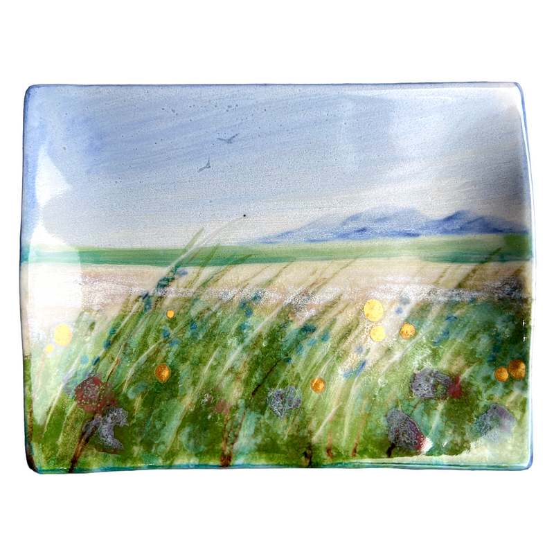 Highland Stoneware Machair Extra Small Rectangle Plate 0915MAC front