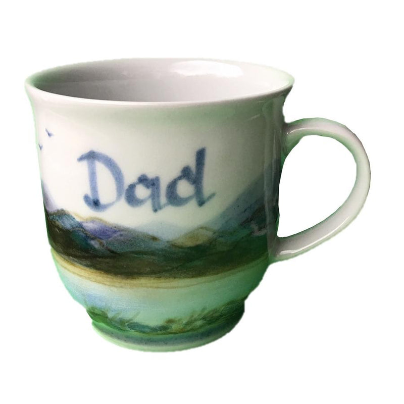 Highland Stoneware Dad Mug front top