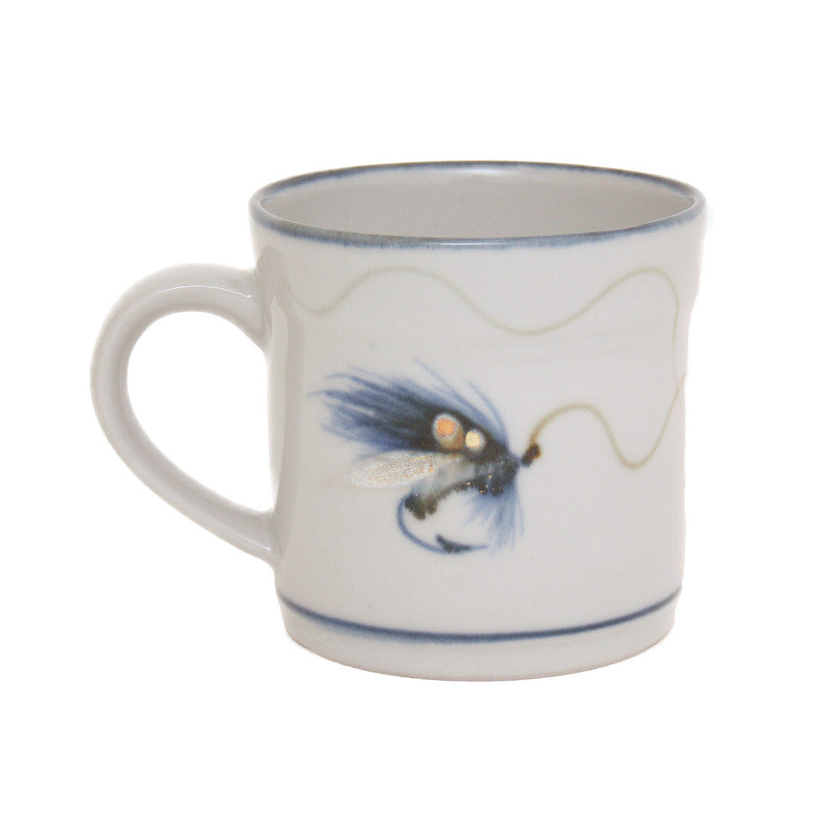 Highland Stoneware Fishing Fly Half Pint Mug