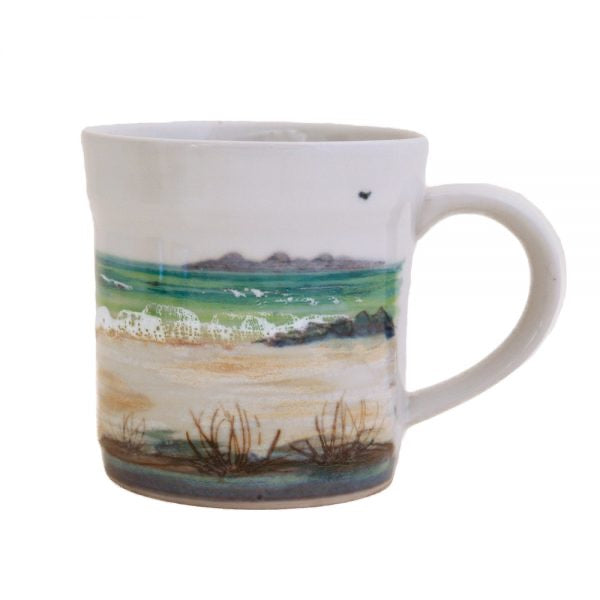 Highland Stoneware Pint Mug Seascape
