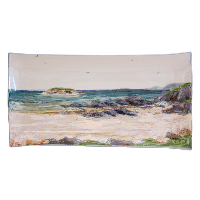 Highland Stoneware Seascape 34cm Rectangle Plate 1721SS