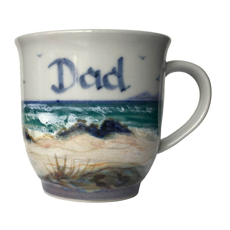 Highland Stoneware Seascape Dad Mug front