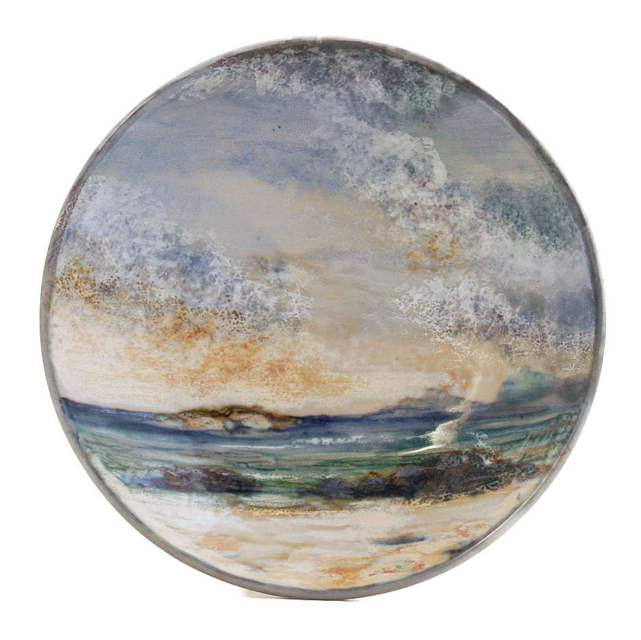 Highland Stoneware Seascape Medium Geo Dish 0524SS