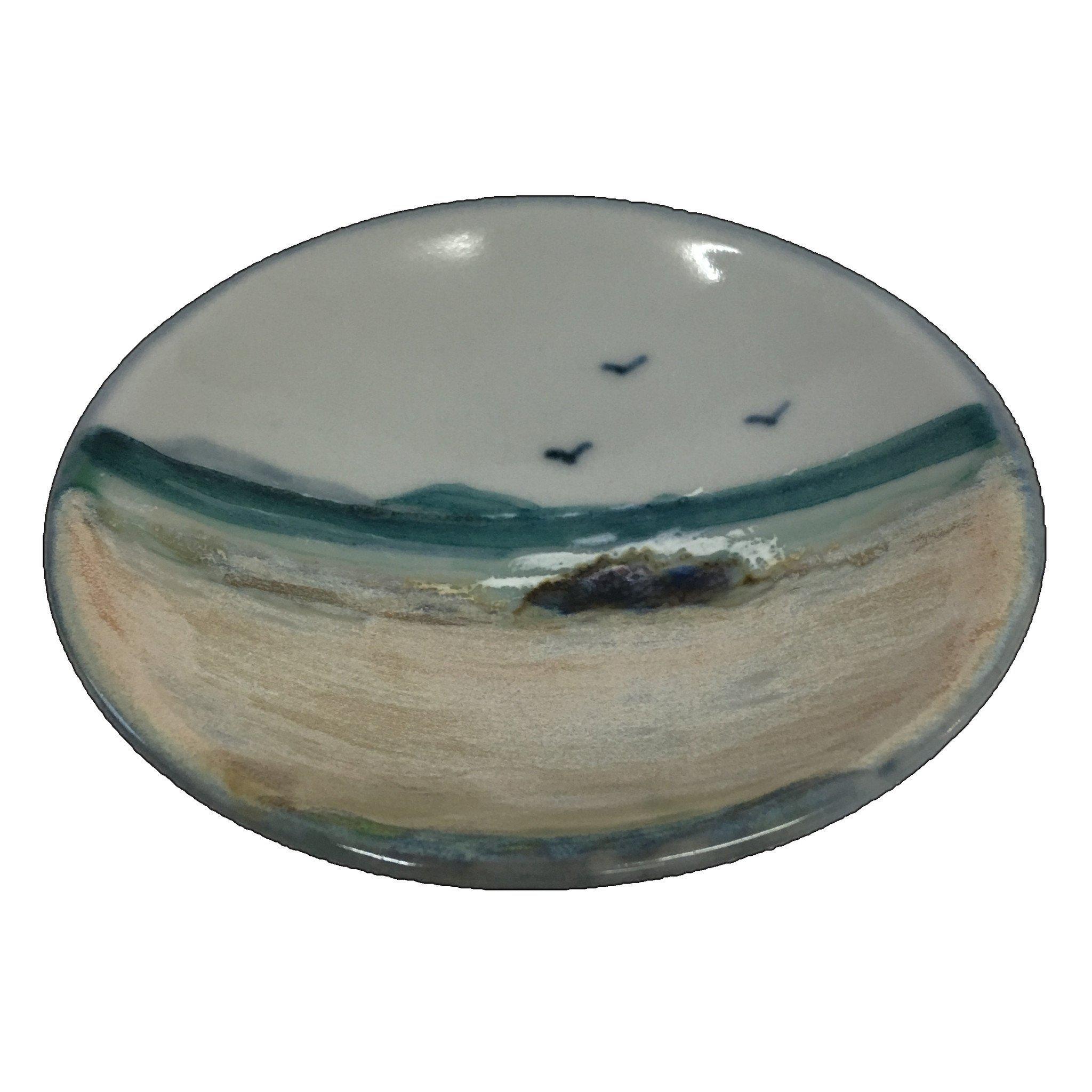 Highland Stoneware Seascape Small Geo Dish