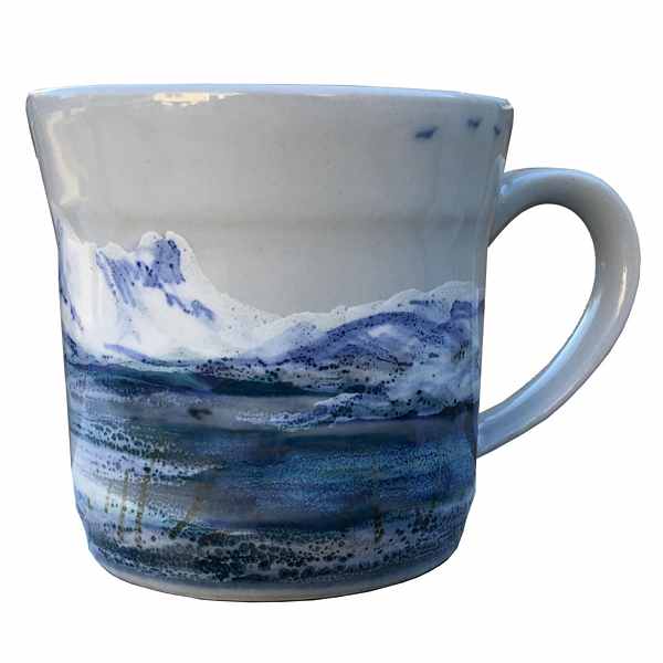Highland Stoneware Snowscape Small Mug 0601SNS front