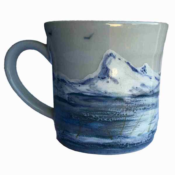 Highland Stoneware Snowscape Small Mug 0601SNS back