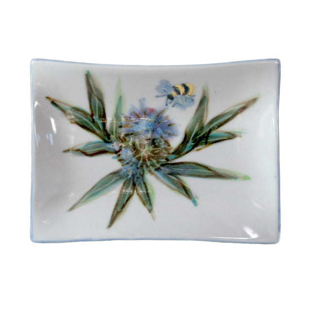 Highland Stoneware Thistle Extra-small Rectangle Plate 0915TH