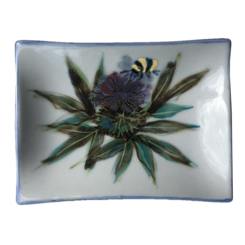 Highland Stoneware Thistle Extra-small Rectangle Plate