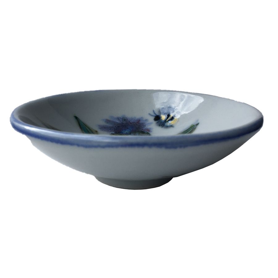 Highland Stoneware Thistle Small Geo Dish side