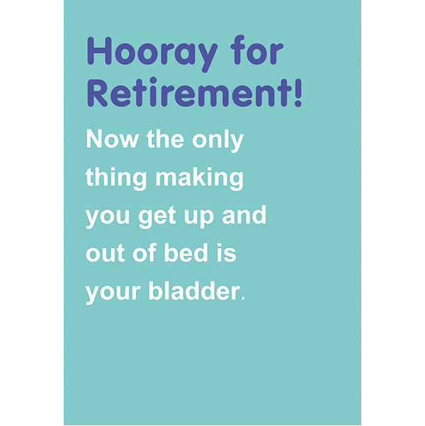 Hooray For Retirement Card SN25