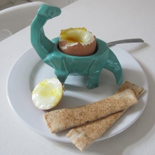 House Of Disaster Dinosaur Egg Cup Turquoise Diplodocus DINEGGTU lifestyle