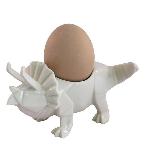 House Of Disaster Dinosaur Egg Cup White Triceratops DINEGGWH in use