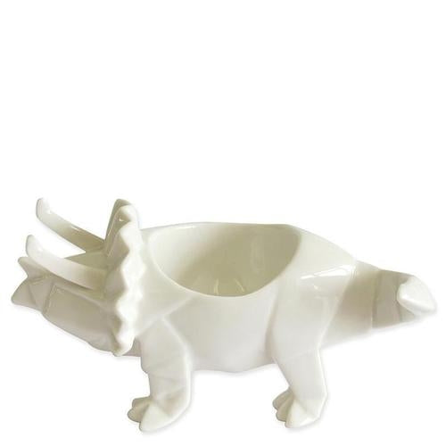 House Of Disaster Dinosaur Egg Cup White Triceratops DINEGGWH main
