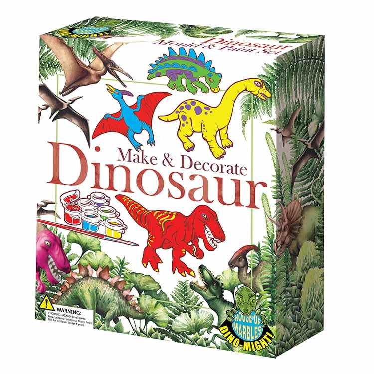 House Of Marbles Make & Decorate Dinosaur Kit 212901 front