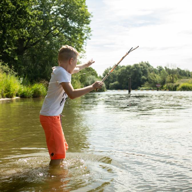 Huckleberry Fishing Kit HB03 in use