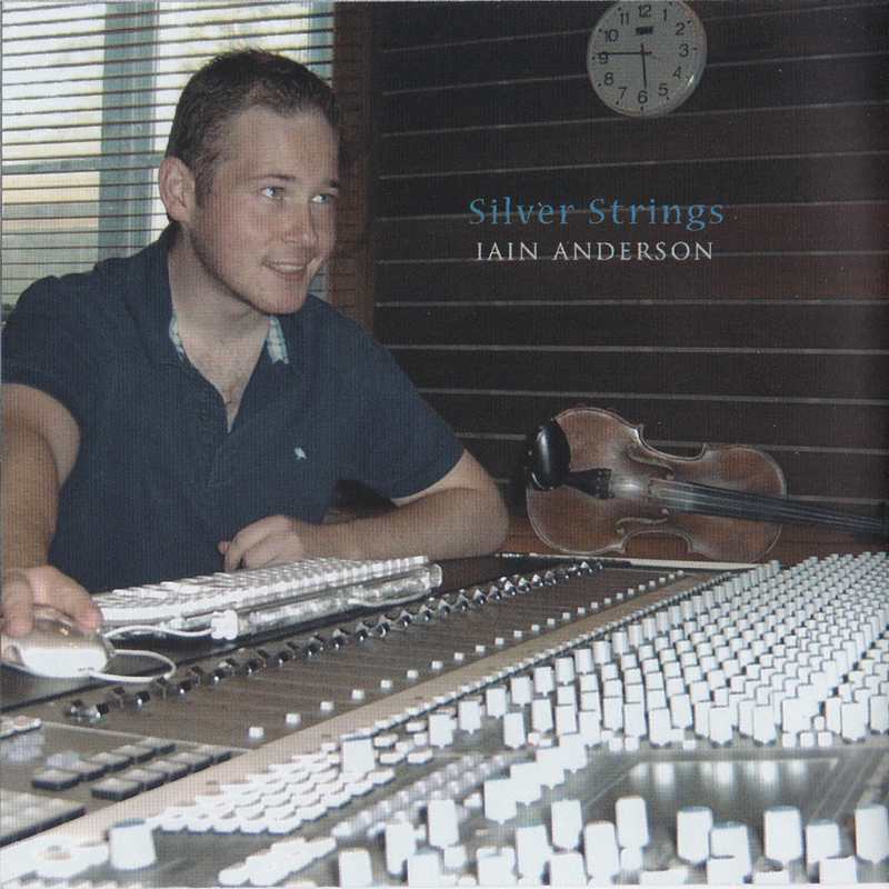 Iain Anderson - Silver Strings CD Iain at the mixing desk