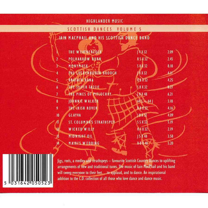 Iain MacPhail & His Scottish Dance Band - Scottish Dances Volume 5 CD track list