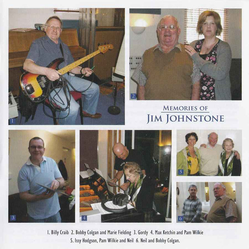 Ian Hutson & His Band - Memories Of Jim Johnstone CD booklet musician pictures