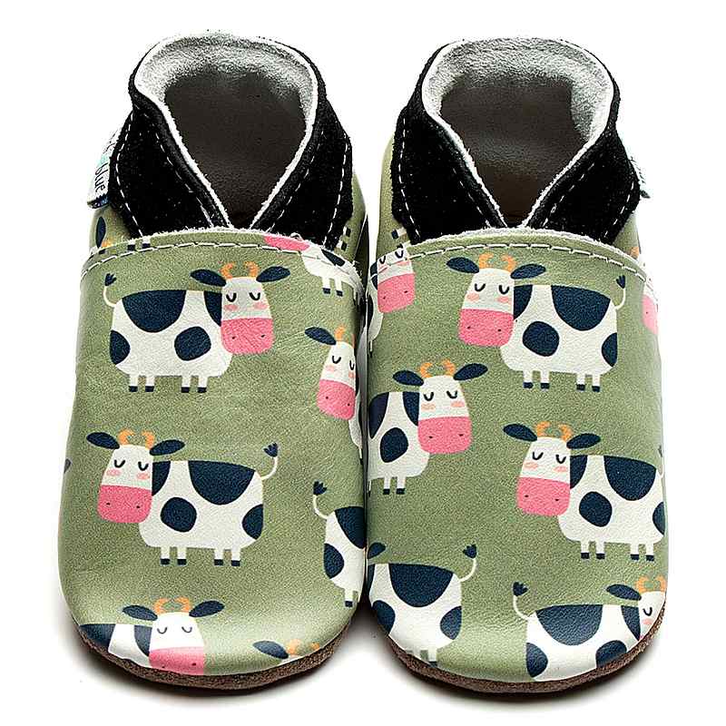 Inch Blue Moo Baby Booties 4207 main