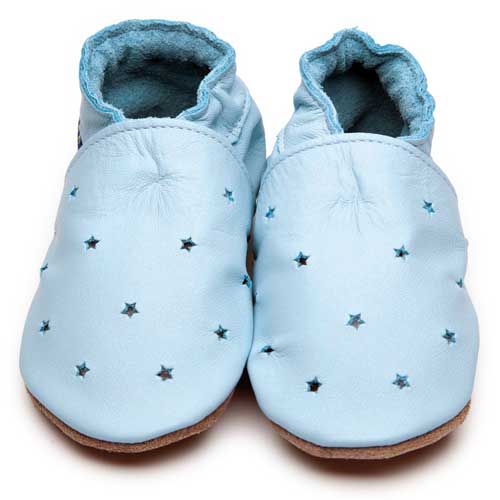 Inch Blue Baby Booties Milky Way Baby Blue