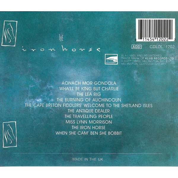 Iron Horse - The Iron Horse CD cover back