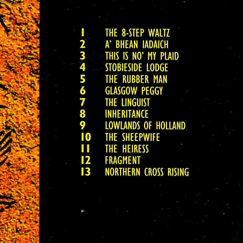 Iron Horse Five Hands High CD back tracklist