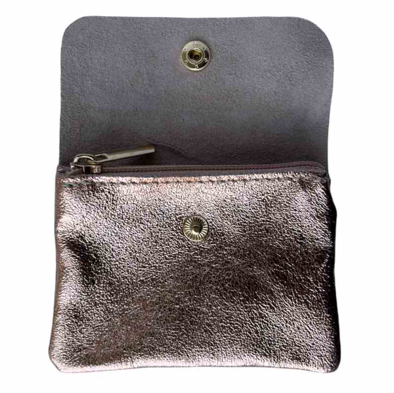 Italian Leather 3 Pocket Purse